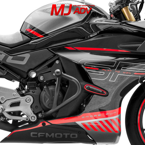 新品适用春风450SR 22款护杠防摔杠保险杆O防摔球竞技杠车身改装