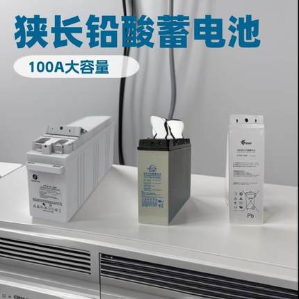 双登南都理士狭长型蓄电池12V100AH铅酸120AH太阳能通讯基站