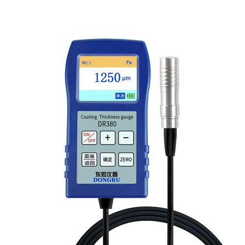 DR380漆膜涂层测厚仪Fe/NFe铁铝双基体覆层镀层膜厚仪电镀锌测厚