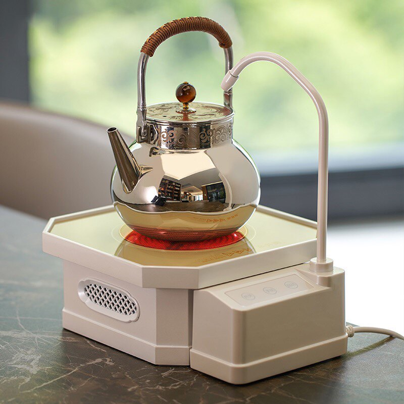 莺歌烧 新品 电陶炉四方八角茶炉家用静音不挑炉烧水煮茶器泡茶炉