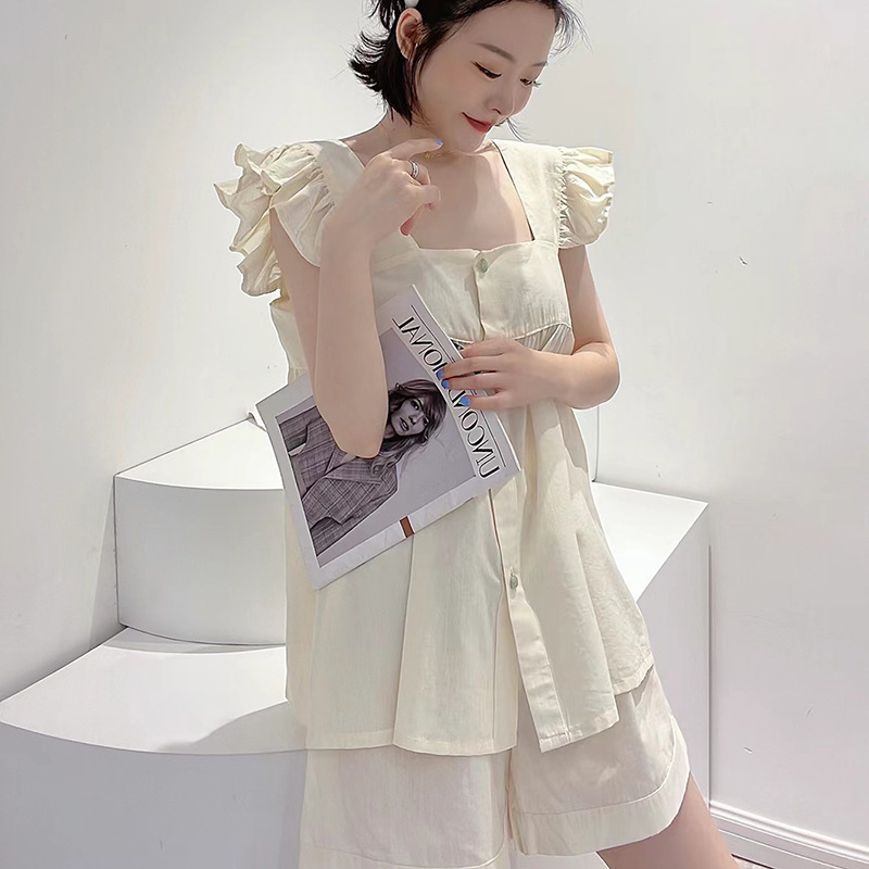 公主风娃娃衫夏款睡衣女