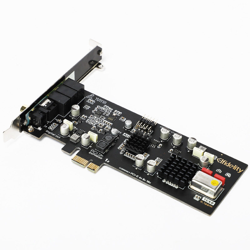 Cooledit 光纤同轴解码器数字电竞脑内置 影音乐游戏直播唱歌声卡