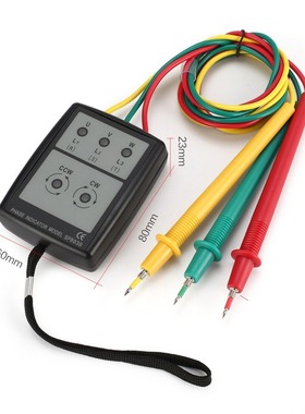 SP8030三相交流相序仪相序表相位仪三相交流电测试仪