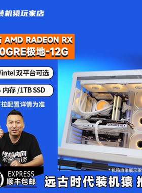装机猿玩家店 蓝宝石RX9070 GRE极地12G/9600X/14600KF 游戏主机
