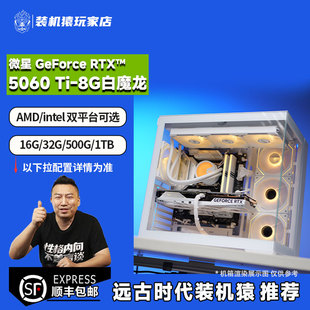 12490F 装 白魔龙8G 微星RTX5060TI 9600X游戏电竞主机 机猿玩家店