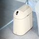 轻奢太空舱式 感应垃圾桶 双开门智能家用卫生间卧室客厅垃圾筒