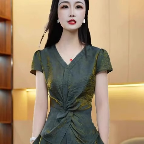 高级时尚洋气新中式气质礼服套装裙2025夏季新款上衣裙子两件套女