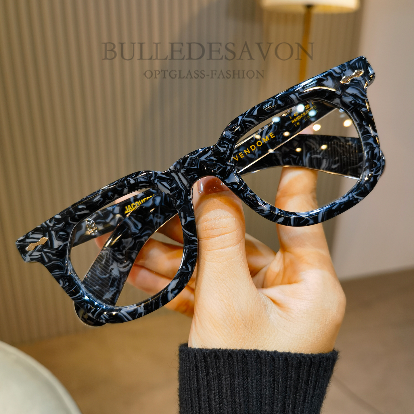 JMM时尚复古方形板材眼镜框架男女素颜网上配眼镜度数防蓝光变色