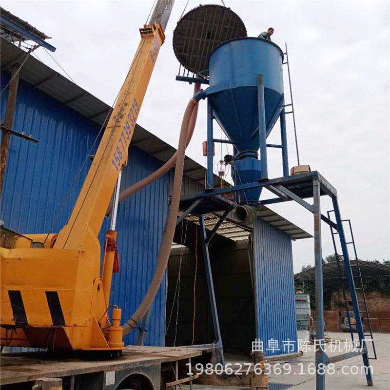 自吸式水泥灰装车机煤粉灰上料气力吸灰机石灰石粉气力输送机