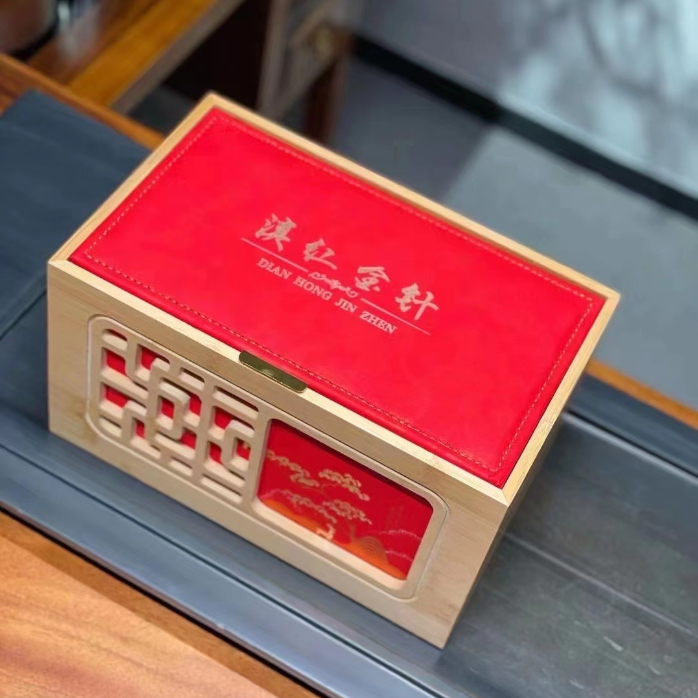 云南滇红大金针野生古树红茶特级凤庆金芽新茶蜜香高档礼盒装500g