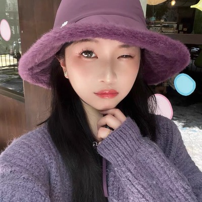 蕉下气绒保暖飘带渔夫帽大帽檐