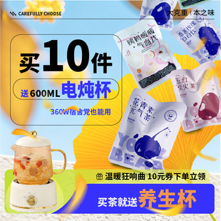 熊森元买十送电炖杯自选茶包体验装试喝装养生茶袋泡茶办公室茶包