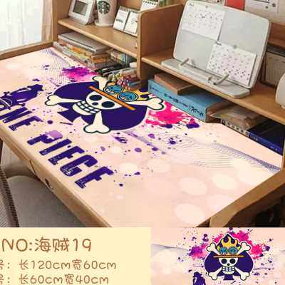 海贼王桌面贴纸防水自粘宿舍书桌航海王电脑桌子卡通动漫可定制