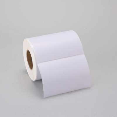 【买五送一】昕维铜版纸标签纸90*70*600张横版不干胶铜板纸条码