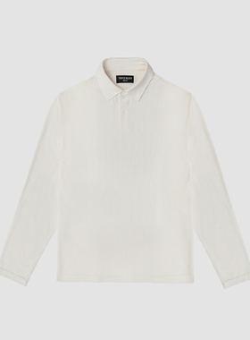 3BLK 定织定染纯棉珠地POLO衫 柔软亲肤休闲打底翻领通勤长袖t恤