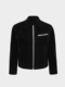 黑丝绒丹宁夹克 TRIPLE BLACK Excella拉链翻领薄外套