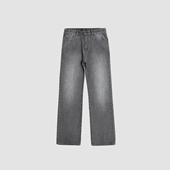 3BLK 517 改良BOOTCUT 美国康龙CONE水洗灰色牛仔裤 微宽松长裤