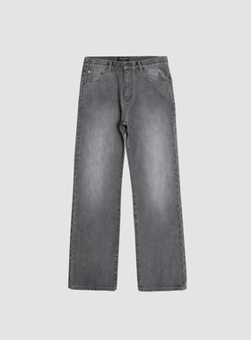 3BLK 美国康龙CONE水洗灰色牛仔裤 微宽松长裤 改良BOOTCUT 517