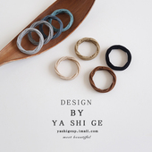 好用不伤发 简约网红皮筋毛巾圈高弹力耐用扎头发绳韩国发饰头绳