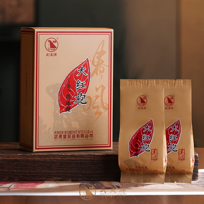 武夷星出品 武夷牌春风大红袍60g原产地武夷岩茶茶叶自饮办公茶