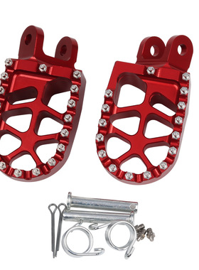 适用于KLX250 XR250/400/600R 越野摩托车改装配件CNC铝合金脚踏