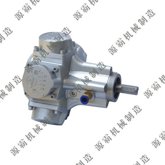 源霸YUAN活式气动马达瑞安源霸TM动075-L带卧式法兰 功率大气塞马