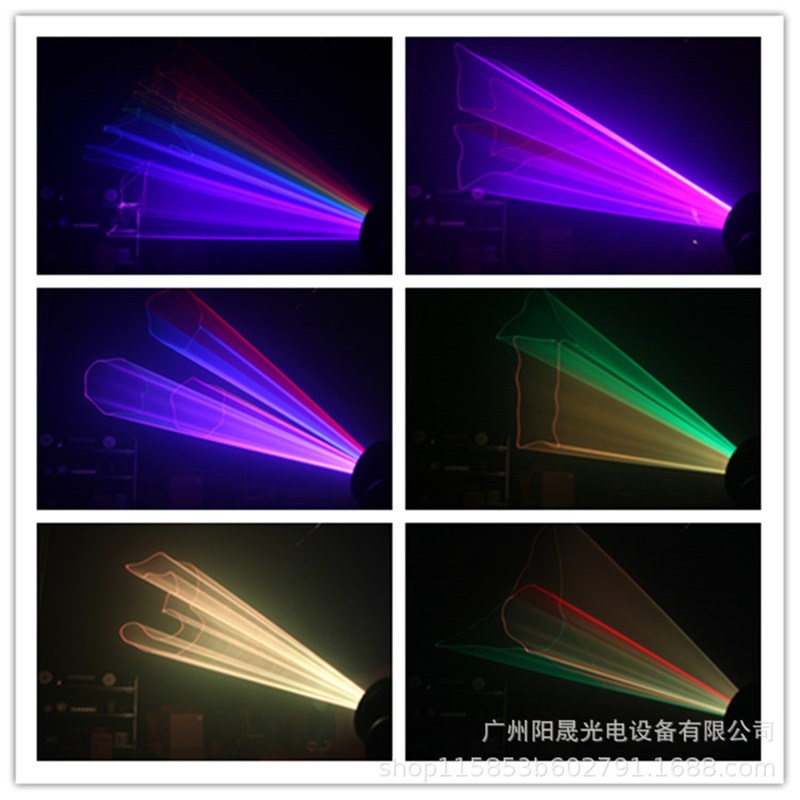 1W直彩动画摇头激光灯氛围灯酒堂ktvM全播灯婚礼吧舞台灯光