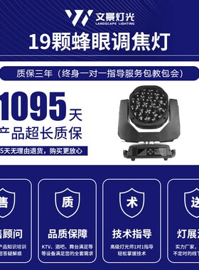 舞台a灯光庆9颗大蜂眼调灯帕焦酒吧婚1演出led染色氛围摇头灯