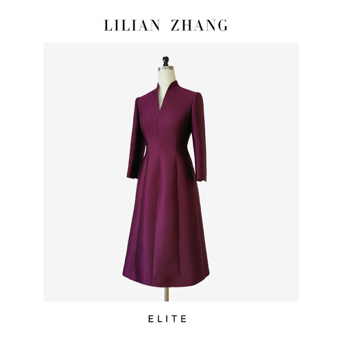 E定制-东方意蕴—中式老钱—婉约Lady、轻礼服Aline连衣裙2401187