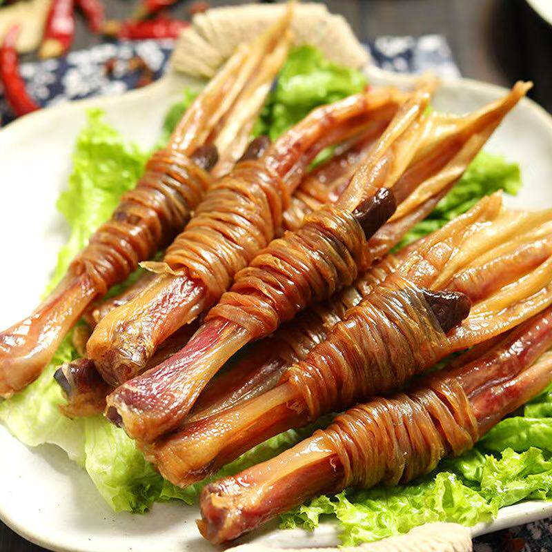 杨博士宣城特产腌制风干鸭脚包鸭掌包鸭翅包咸鸭爪腊味水阳三宝