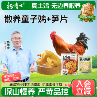 杨博士散养土鸡皖南深山散养正宗农家放养鸡童子鸡仔公鸡笨鸡