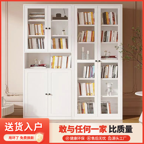 玻璃门客厅防尘家用靠墙收纳柜