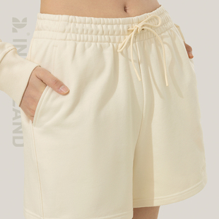 INNERLAND中性运动休闲宽松短裤跑步健身户外抽绳三分裤五分裤子