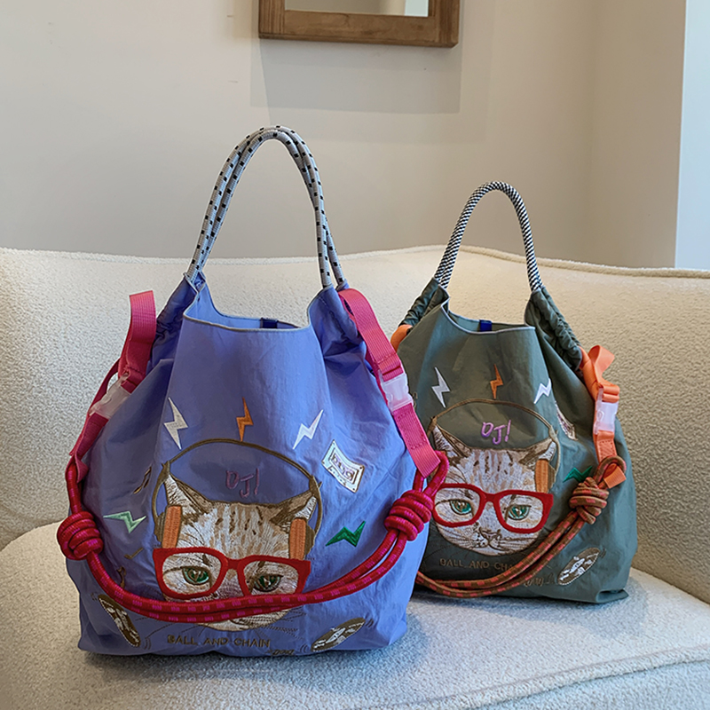 大容量百搭帆布包环保斜挎包