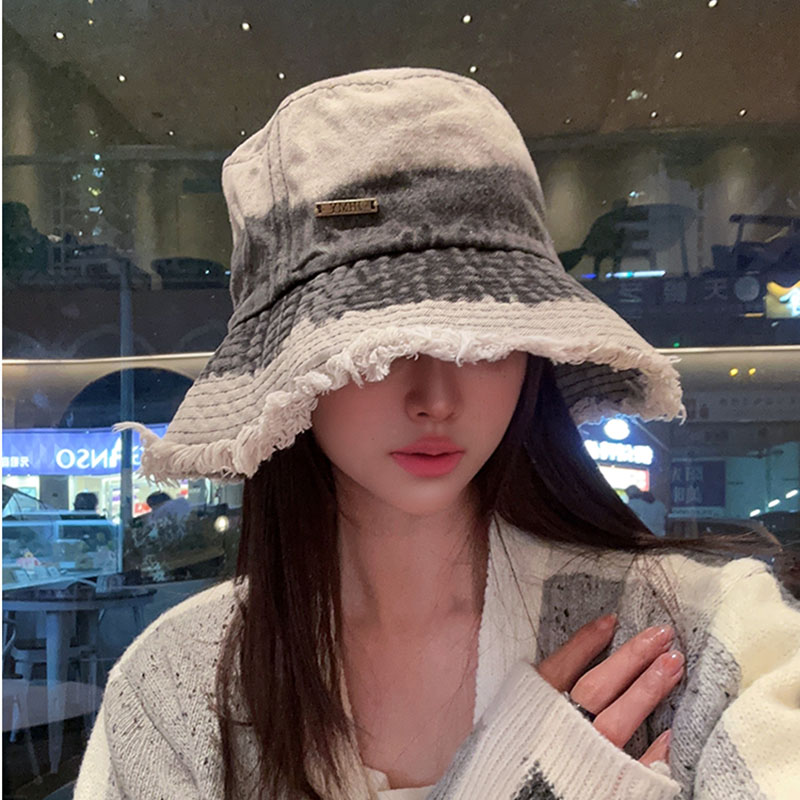 渔夫帽女春秋款大头围加大