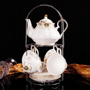花茶杯子结婚送礼 欧式 茶具套装 家用下午茶茶具陶瓷咖啡杯套装 英式