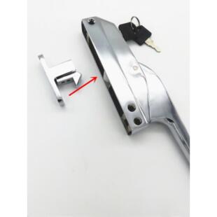 大门锁冰库门锁冷库锁拉手锁工业执手锁冷柜冰库门侧拉手带锁安全