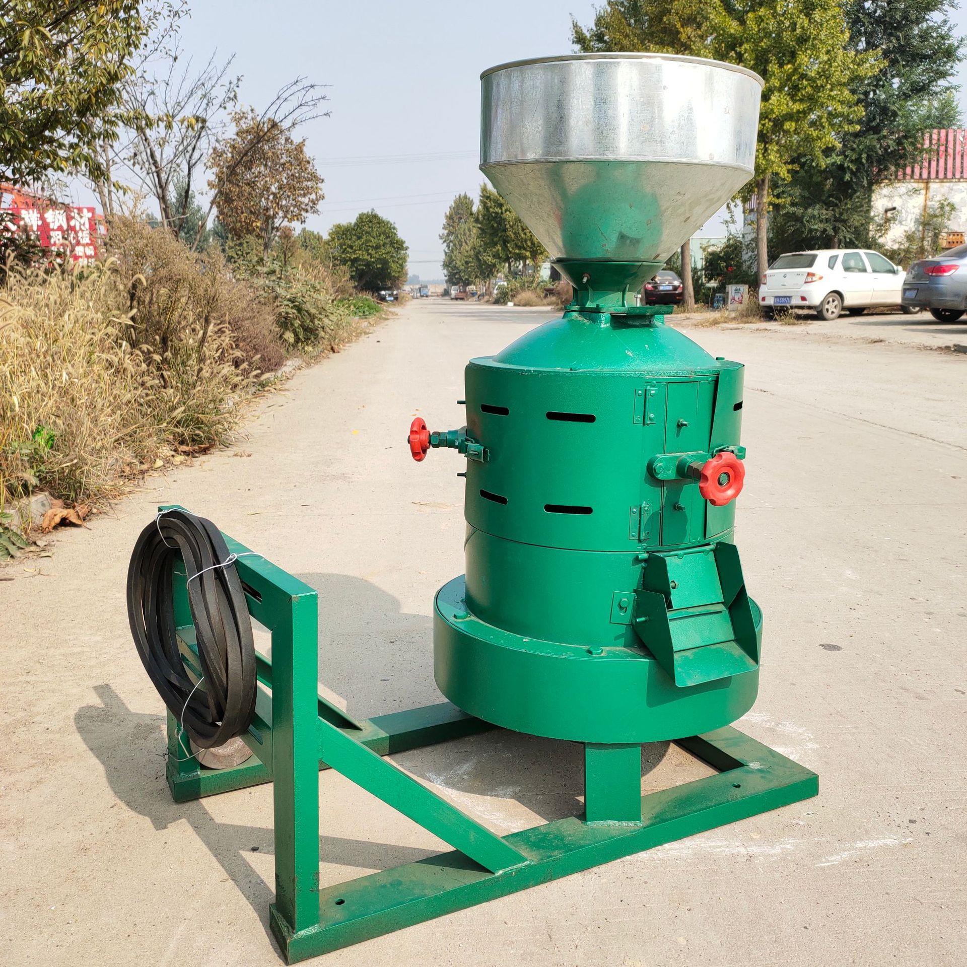 家用电200型碾米机粮食脱皮机两相电黄豆去皮机