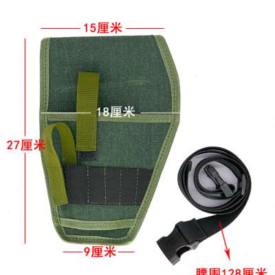 电钻腰包加厚帆布多功能挂包木工安装维修胯包电工工具电扳手腰包