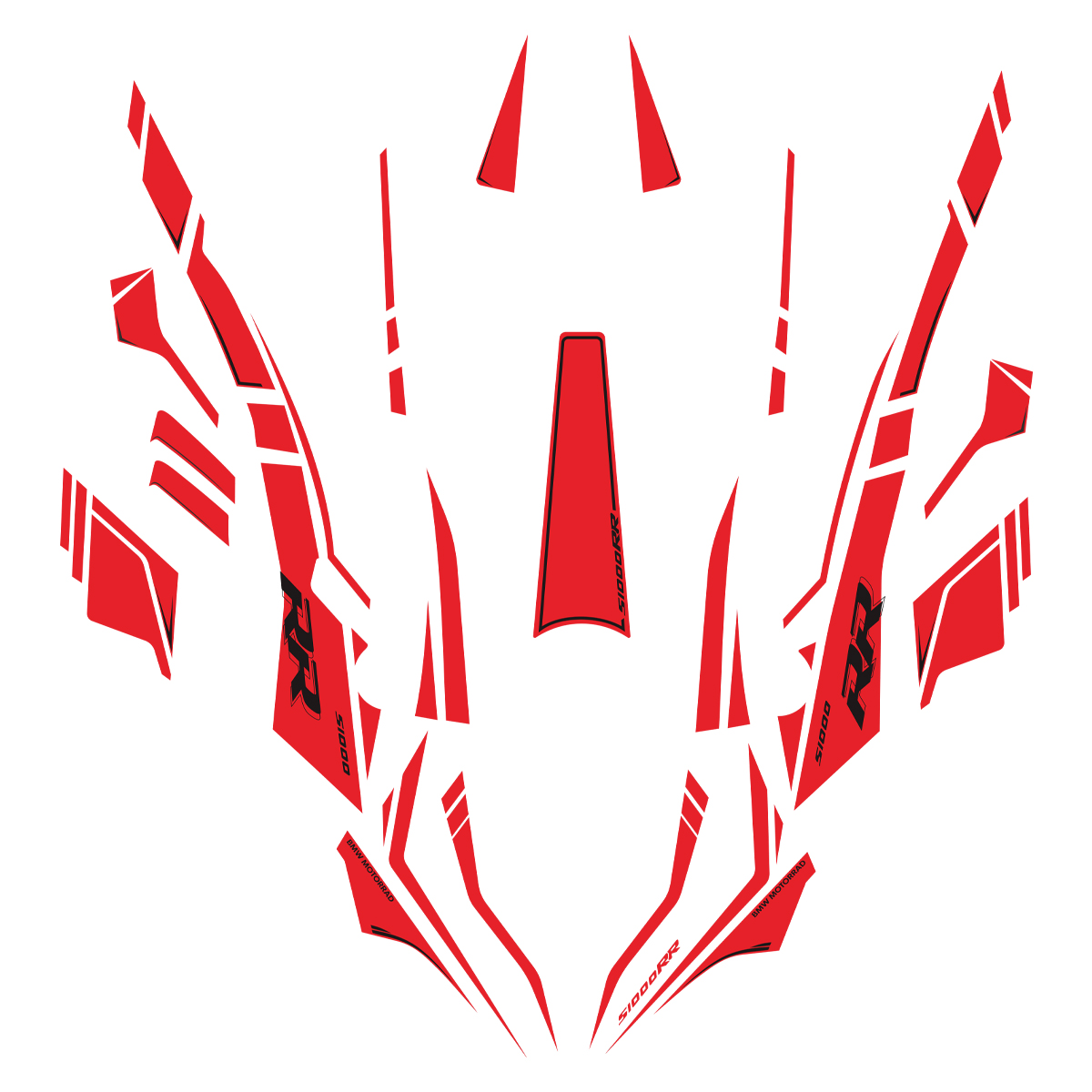 适合宝马 S1000RR M1000RR 19-22年 改装全车贴纸 油箱贴花 版花