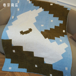 卷宗商店限定系列 月神毯柔软盖毯沙发空调毯新家礼物 LEYFA