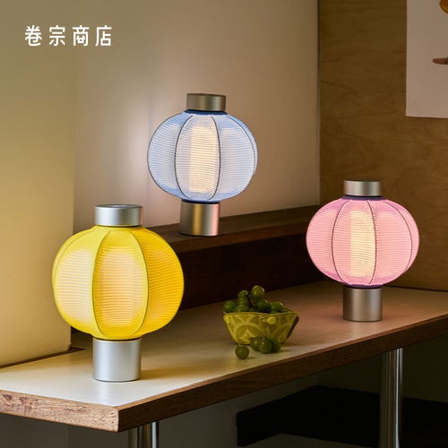 福图新中式复古灯笼台灯礼物