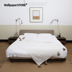 Wallpaperstore | Roomology 摩洛哥设计感家居多色手工毛球盖毯