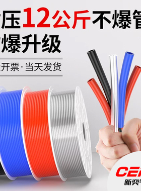 气动PU气管软管空压机气泵高压管气线透明4/6/8/10/12mm木工汽管