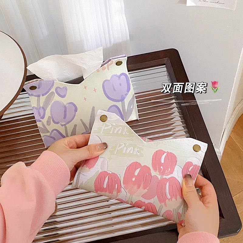 【颜值担当】郁金香纸巾盒