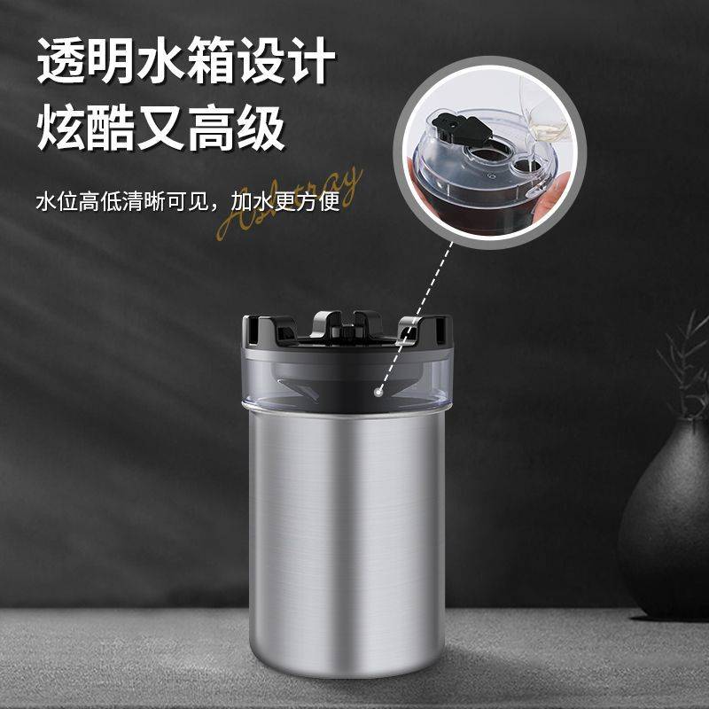 家居款不锈钢烟灰缸带水箱烟缸防飞灰创意家用客厅个性办公室