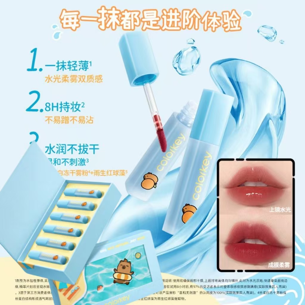 卡皮巴拉珂拉琪限定迷你唇露礼盒