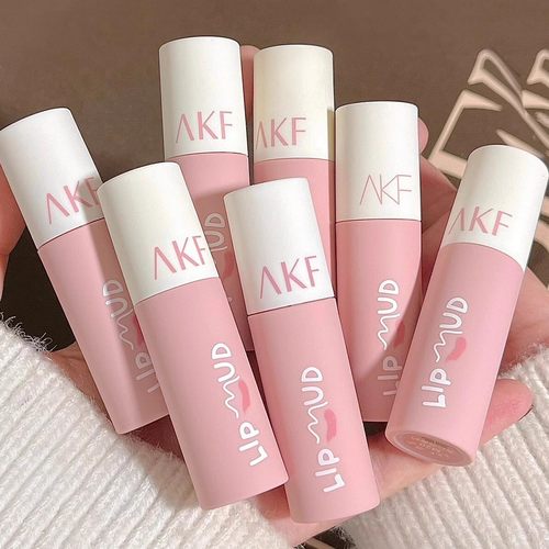 AKF唇泥唇釉口红小众品牌平价学生女M07M08M01M20雾面哑光正品