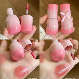 CHEERFLOR游乐者盈润小胖墩唇釉水润透亮嘟嘟唇镜光显色隐纹持妆