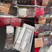 OKCS菁彩染发霜伦敦奶咖新色显白免漂在家染流行发色染发剂遮白发